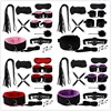 10PCs BDSM Adult Sex Toys Plush Handcuffs Strap Whip Rope Sexy Bed Restraints Bandage Couples Sex Toys Sexual Toy Adult Kits hot 1