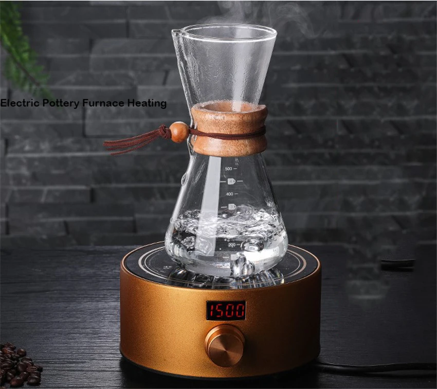 400/600/800 мл Дерево Зерно термостойкая стеклянная ручной работы кофе Емкость для совместного использования Кофеварка чашка чайник чашки принадлежности для кофе для бариста