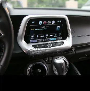 

Car modification Car accessories1PCS Chrome GPS Navigation Panel Frame Trim For Chevrolet Camaro 2017-2018