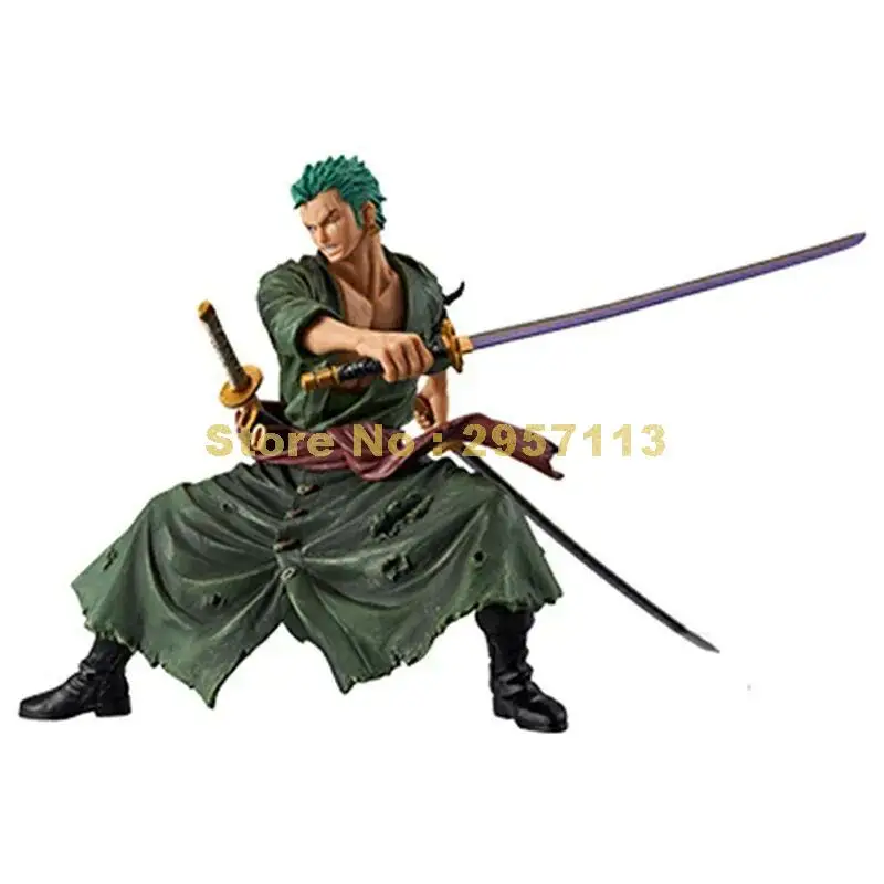 Аниме one piece roronoa zoro меч mito flow battle ghost экшн фигурка Коллекционная модель 17 см
