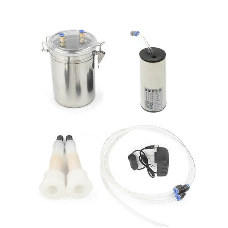 2L Portable Vacuum Pump For Farm Electric Milking Machine Cow Sheep Goat