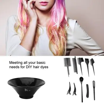 

10pcs / Set Hair Dyeing Tool Hair Coloring Comb Brush Kit for Hairdressing Salon Hair Coloring Tools