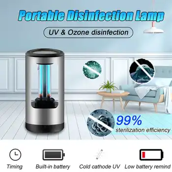 

Portable Efficient UV Sterilizer Lamp Disinfection Light Germicidal Lamp Sterilization Desklamp Ozone For Home Killing Mites