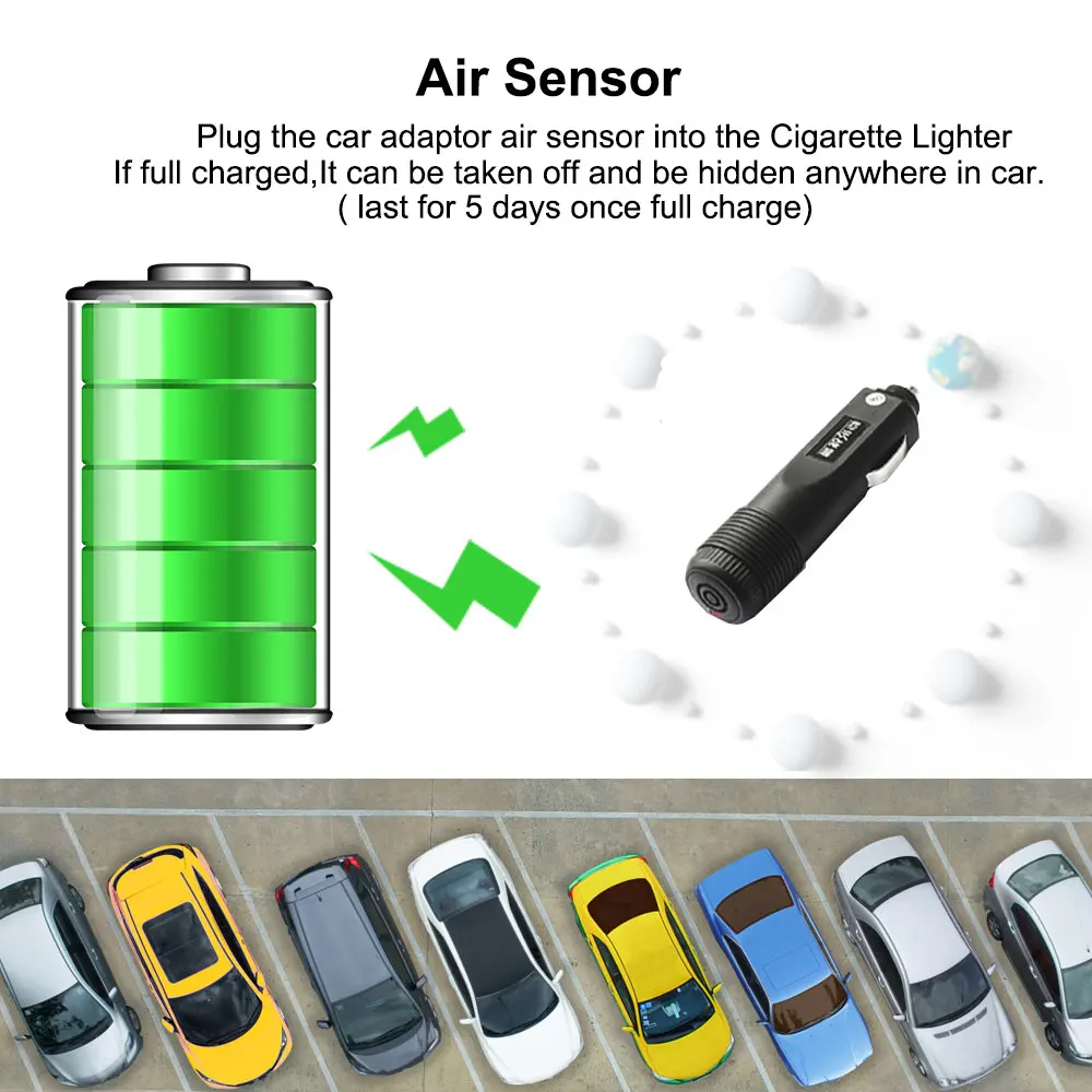 Vjoycar 신상 DIYV2 무선 사이렌 이모빌라이저, 양방향 자동차 경보 시스템, 도난 방지 공기 및 충격 지능형 감지 LCD 디스플레이
