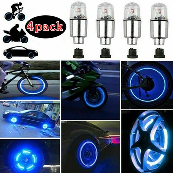 

LED Wheel Light Dragonfly Bulb Air Stem Cap Valve Exterior Accessories