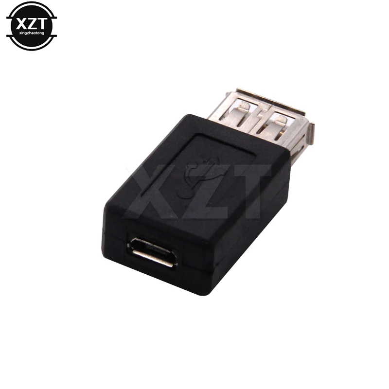 Новинка черный Переходник USB 2 0 Type A мама микро B переходник с usb на
