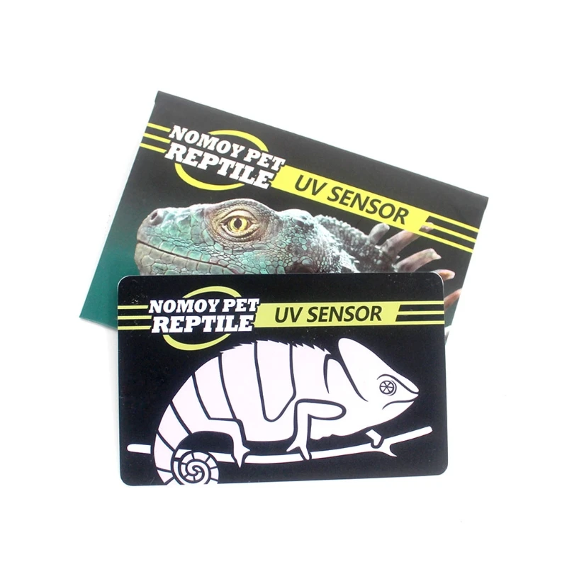 Rettile Uvb Lampadina Lampada Test Scheda Test Uv Rettili Di Carta Terrario Lampada Tester Efficace Per La Vita Forniture Per Animali Domestici