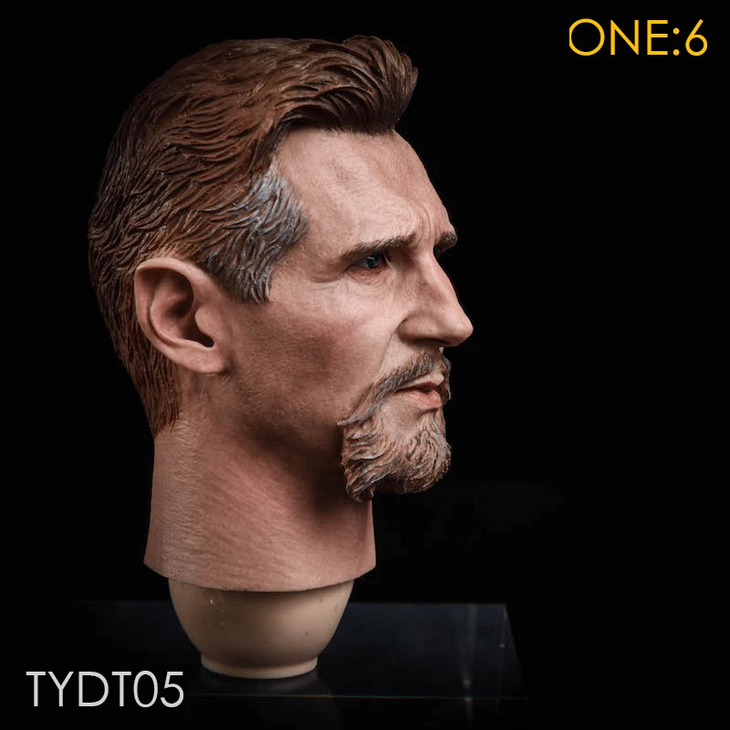 Коллекционная 1/6 TYDT05 Лиам нисон Ra's al Ghul голова Sculpt резная форма для 1" Экшн фигурки аксессуары для тела