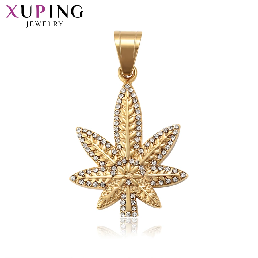 11 предложение Xuping позолоченный кулон женский из нержавеющей стали популярные