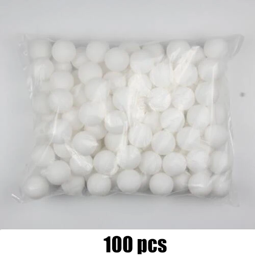 100 pcs white 100 шт./пакет Лидер продаж Профессиональный шарик для настольного тенниса ABS 40 мм+ Диаметр шарики для пинг-понга для конкуренции тренировочные мячи - Color: 100 pcs white