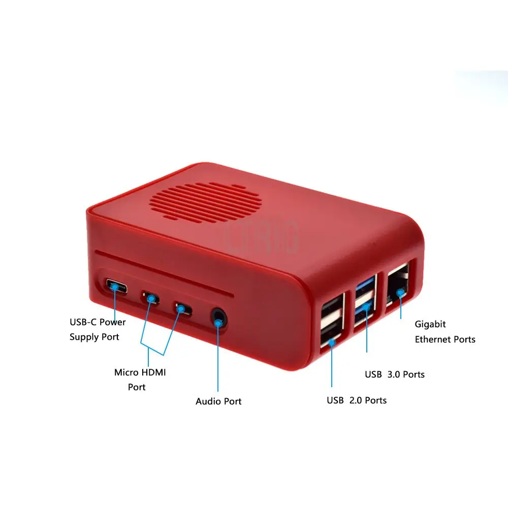 Original Raspberry Pi 4 Official Case Abs White & Red Shell Plastic  Enclosure Box For Raspberry Pi 4 Model B - Demo Board Accessories -  AliExpress