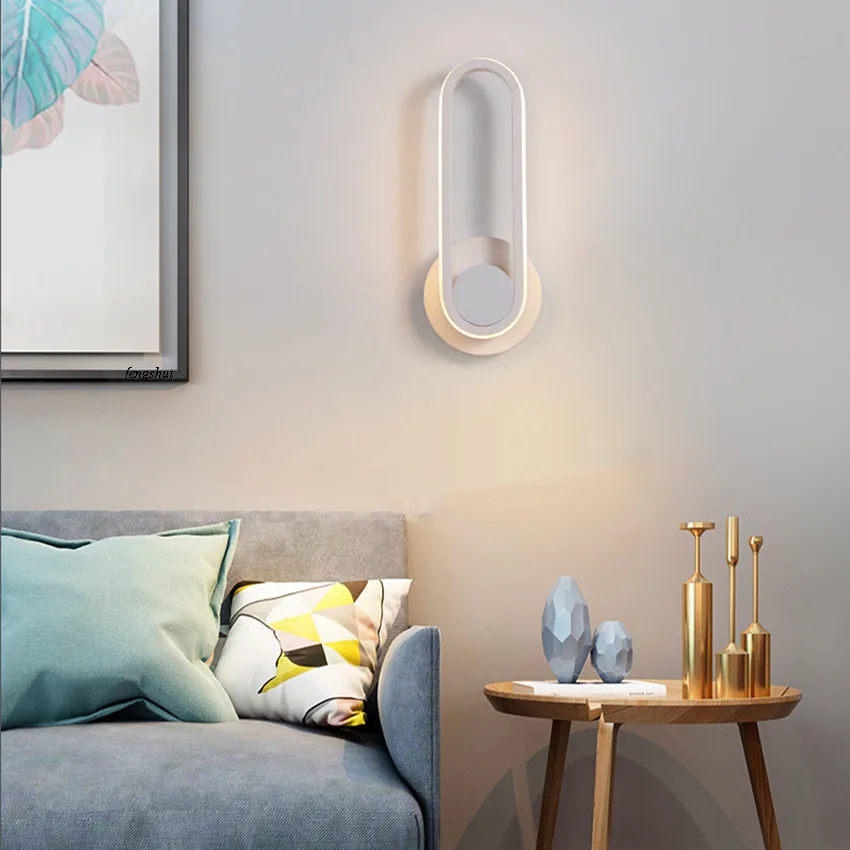 Modern LED Rotatable Wall Lights Lighting Nordic Outdoor Loft Aisle Living Room Bedroom Bedside Lamp Study Decor Light Fixtures Modern LED Rotatable Wall Lights Lighting Nordic Outdoor Loft Aisle Living Room Bedroom Bedside Lamp Study Decor Light Fixtures