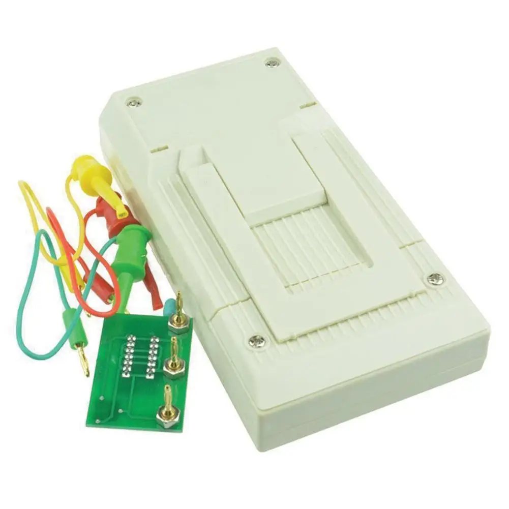 MK-328 TR LCR ESR Tester Transistor Inductance Capacitance Resistance ESR Meter without Battery White