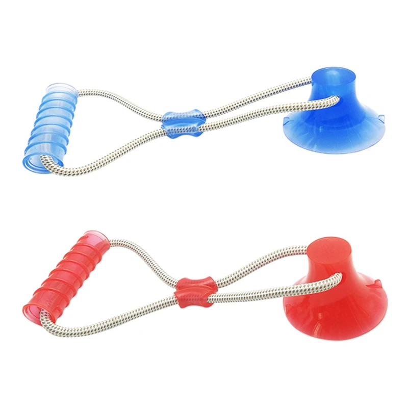 

Pet Toys with Suction Cup Push Toy Pet Tooth Cleaning Chewing Rubber Dog Toys Dog Interactive Molar Toy Dog Self-playing Toy