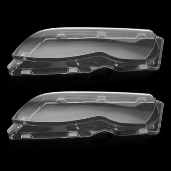

Set Headlight Lens Car Auto 1 Pair Front UV-resistant For BMW E46 3 Series 4 Door 2002-2005