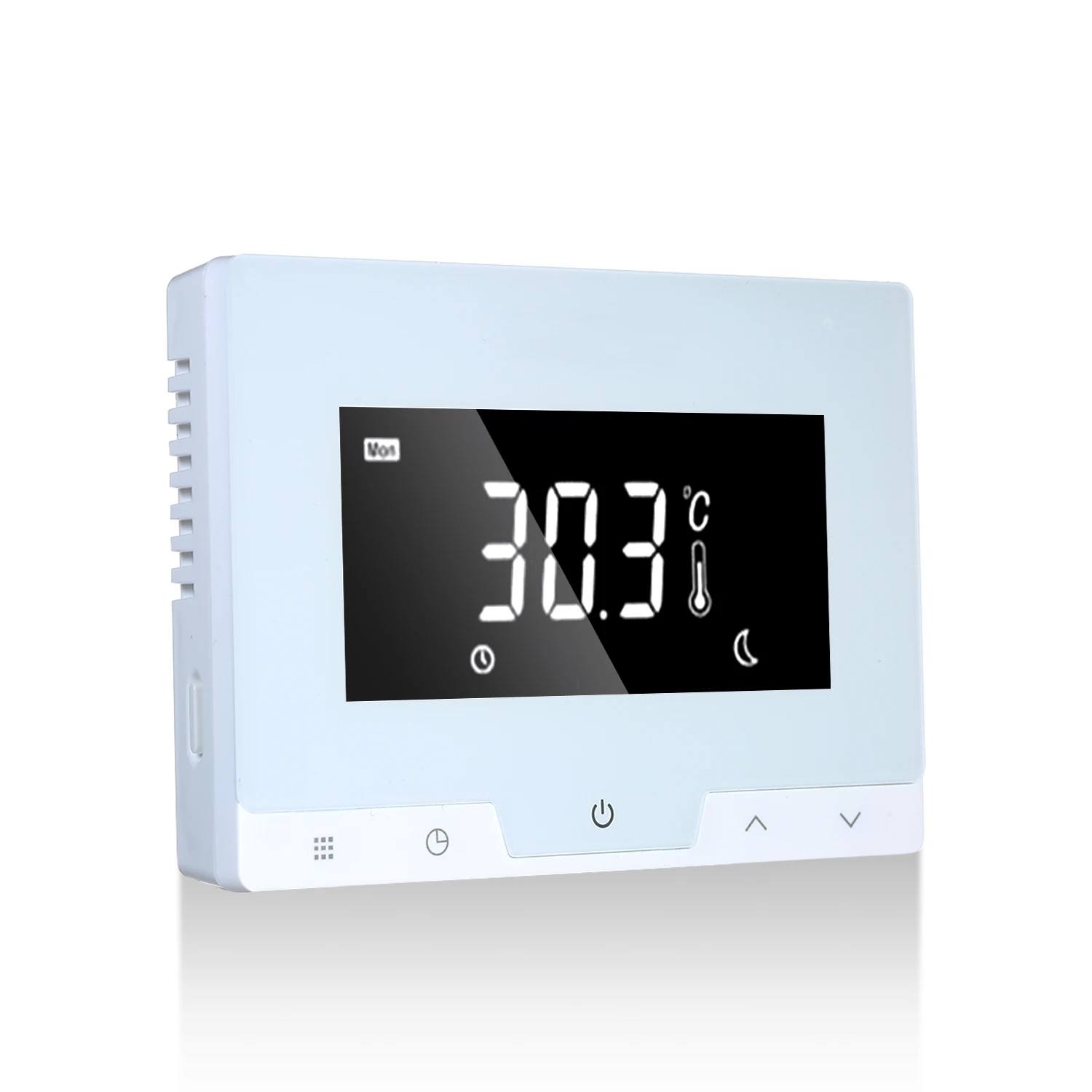 

Wireless Smart Programmable Thermostat Thermoregulator Voice Remote Control Wall Mount LCD Touchscreen Temperature Controller