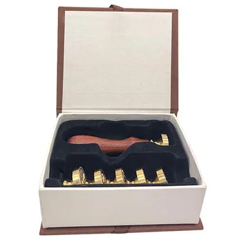 

Wax Seal Stamp Kit - 6Pcs Copper Vintage Sealing Stamp Set, Romantic Creative Decor Tool for Envelops, Invitations