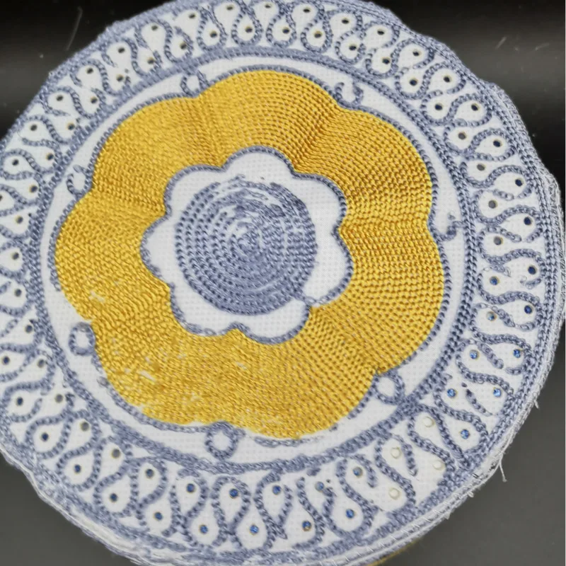 Men Arab Caps Kidouch Yellow Gray Islamique Chapeau Hats Muslim Nigerian Traditional Gorro Turco