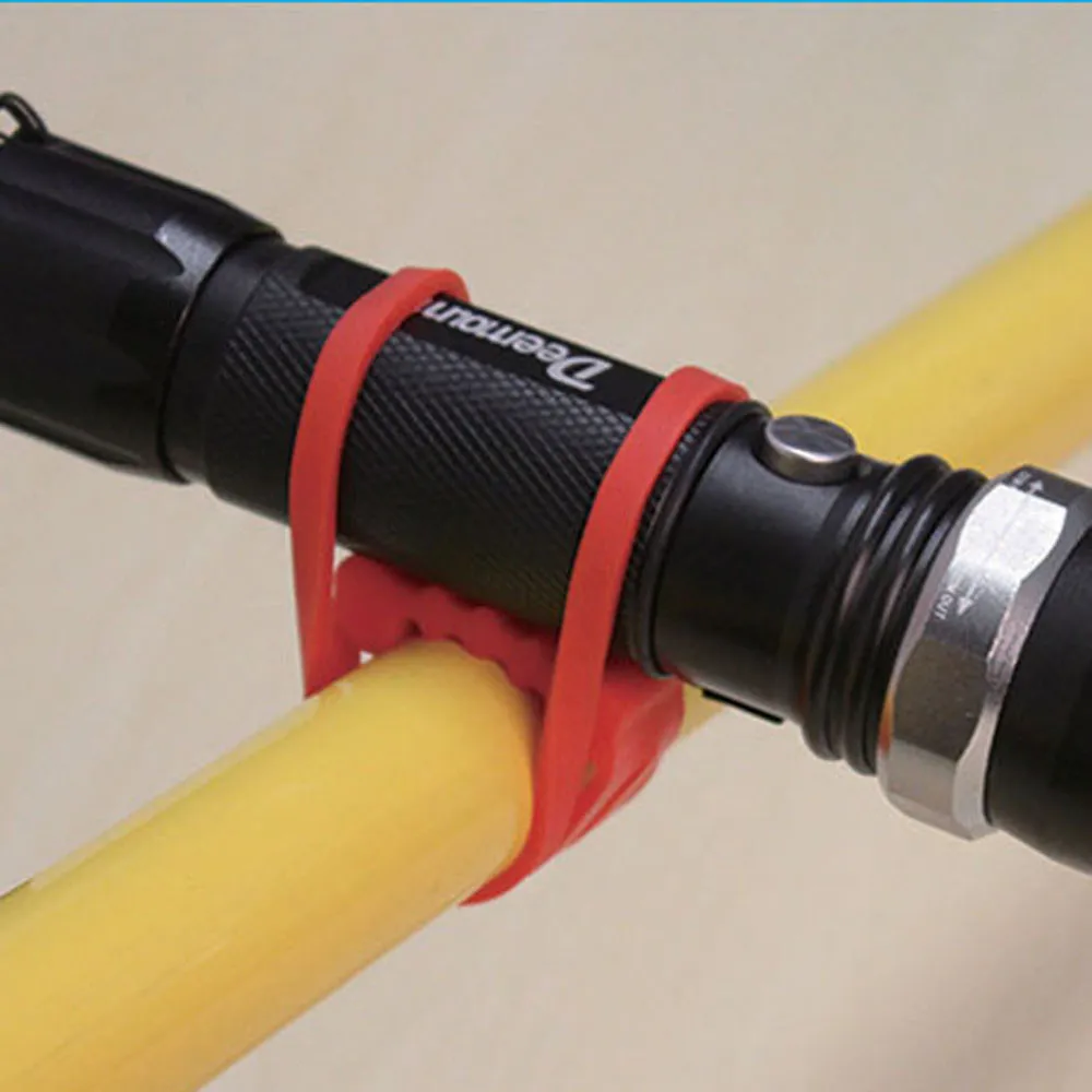 Excellent 1pcs Bicycle Light Silicone Lamp Silicone Dtrap For All Kinds Of Bicycle 1