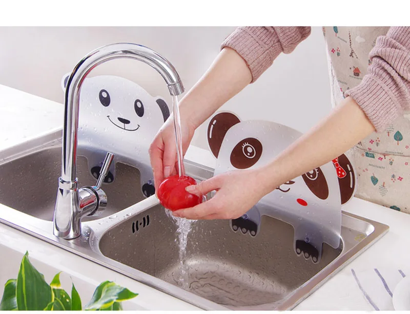 Cute Panda Sucker Cup Splash Baffle 1PC For Splash Baffle