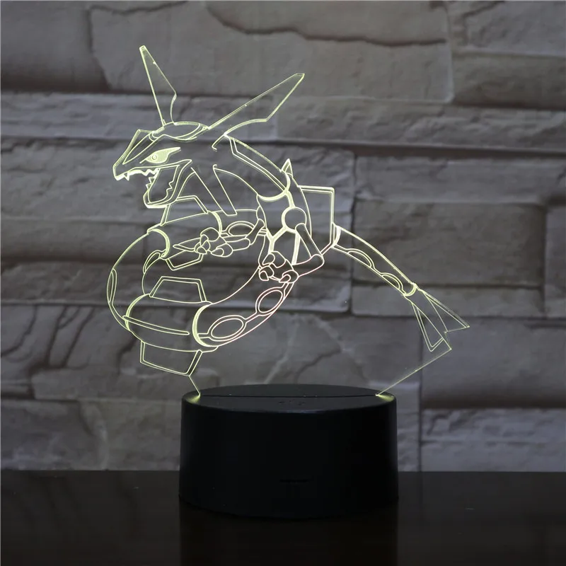 Pokemon Go Snorlax Figure Children's Night Light LED Touch Sensor Bedroom Decorative Lamp Holiday Gift Night Lamp USB Snorlax