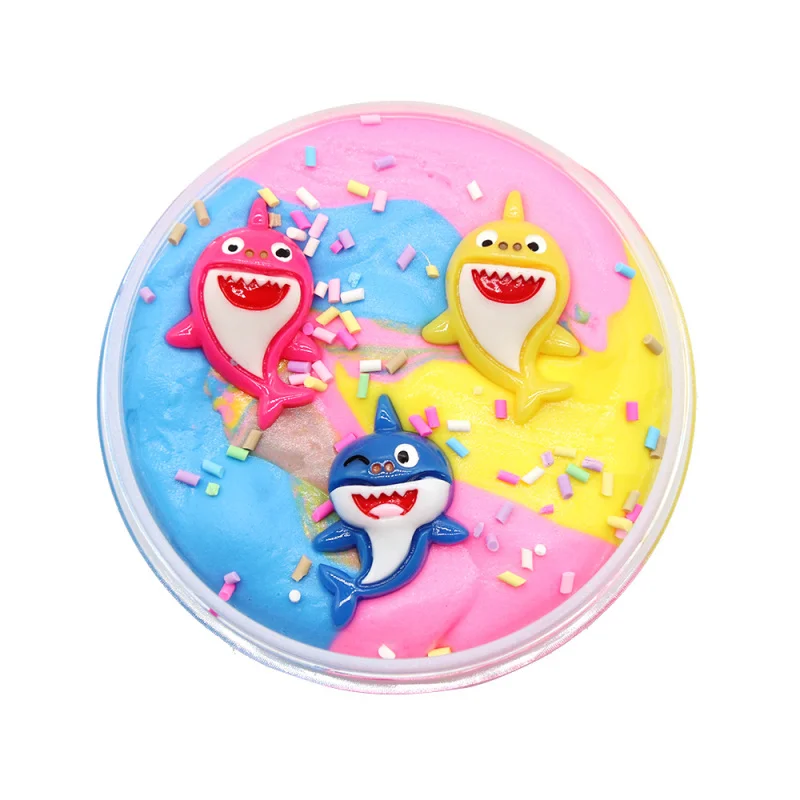 100ml Cotton Slime 60 мл/100 мл мультяшный Пластилин DIY игрушки Лепка глина поставки слаймов хлопок талисманы слизи набор антистресс детские игрушки для детей - Цвет: 100ml Cotton Slime