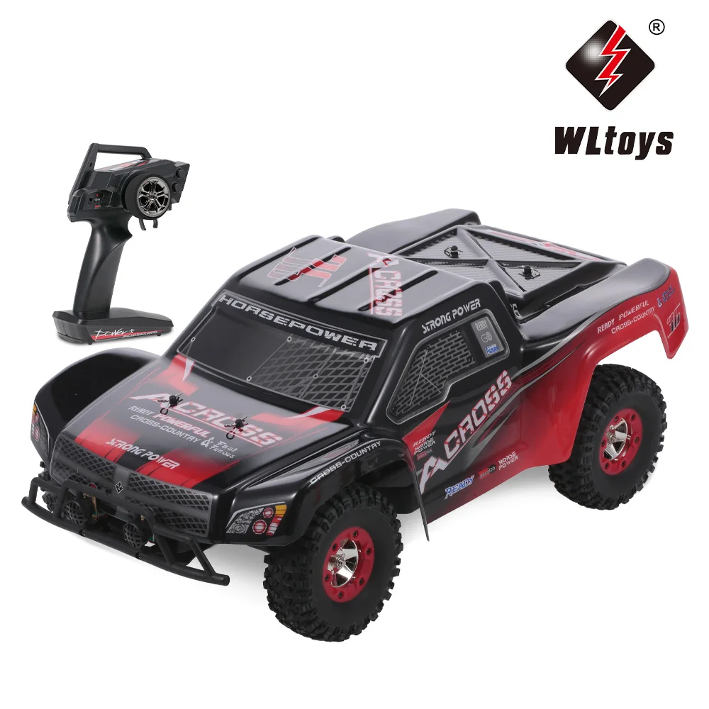 Wltoys 12423 50 км/ч высокоскоростной грузовик внедорожный короткий грузовик 1/12 обновленная версия 2,4 г 4WD дистанционное управление автомобиль детские игрушки