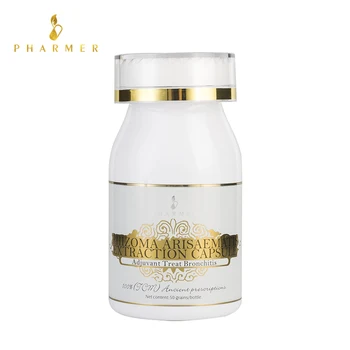 

Pharmer Rhizoma Arisaematis Extraction Capsule, Adjuvant Treat Bronchitis, Cure itch and dry Throat, Cure Cough Disease, 50pcs