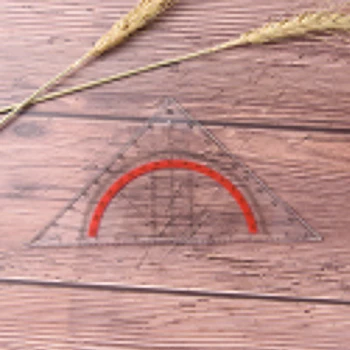 

1pcs Multi-function Square Triangle Scale Rulers Engineering Ruler Stationery Office Students Protractor Measurement Rulers 15cm