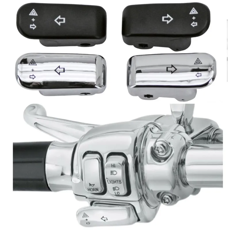 Turn Signal Switch Extension Caps for Harley Davidson VRSC V-Rod Dyna FXD FXST FLST Sportster XL XR Softail Slim Touring Trike | Автомобили