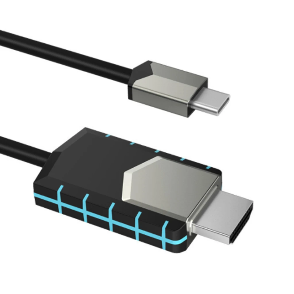 4K usb type C к HDMI HD tv AV ТВ кабель адаптер для samsung MacBook HUAWEI серый космос Тип C к HDMI HD tv AV ТВ кабель адаптер