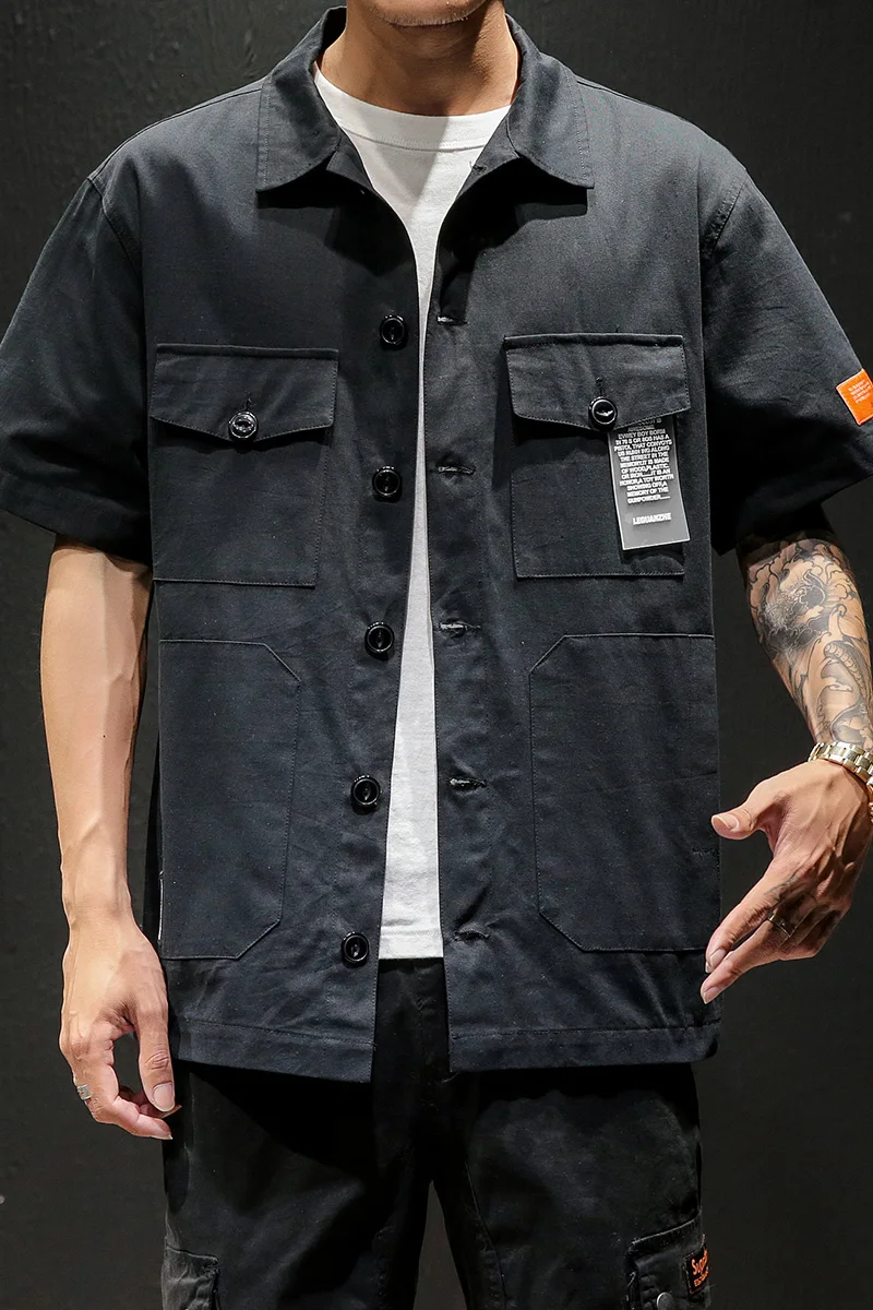 mens shirts with large pockets