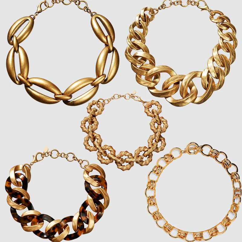 ZA индивидуальное ожерелье большое ожерелье металлический круг дамское ювелирное изделие уникальное Бохо этническое ожерелье модные вечерние ювелирные изделия