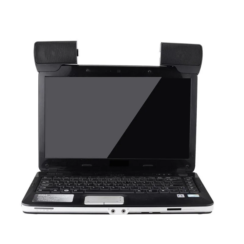 Мини Портативный USB стерео динамик Саундбар для ноутбука Mp3 телефона музыкальный плеер компьютера ПК с зажимом черный
