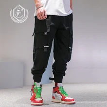 Мужские свободные шаровары Golomise в стиле сафари, модные брюки для бега по щиколотку, штаны в стиле хип-хоп