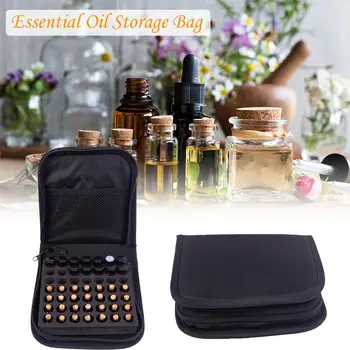 

49 Grids Essential Oil Bag 2ml Essential Oil Nail Polish Makeup Storage Bag Travel Portable Shockproof Essential Oil Case