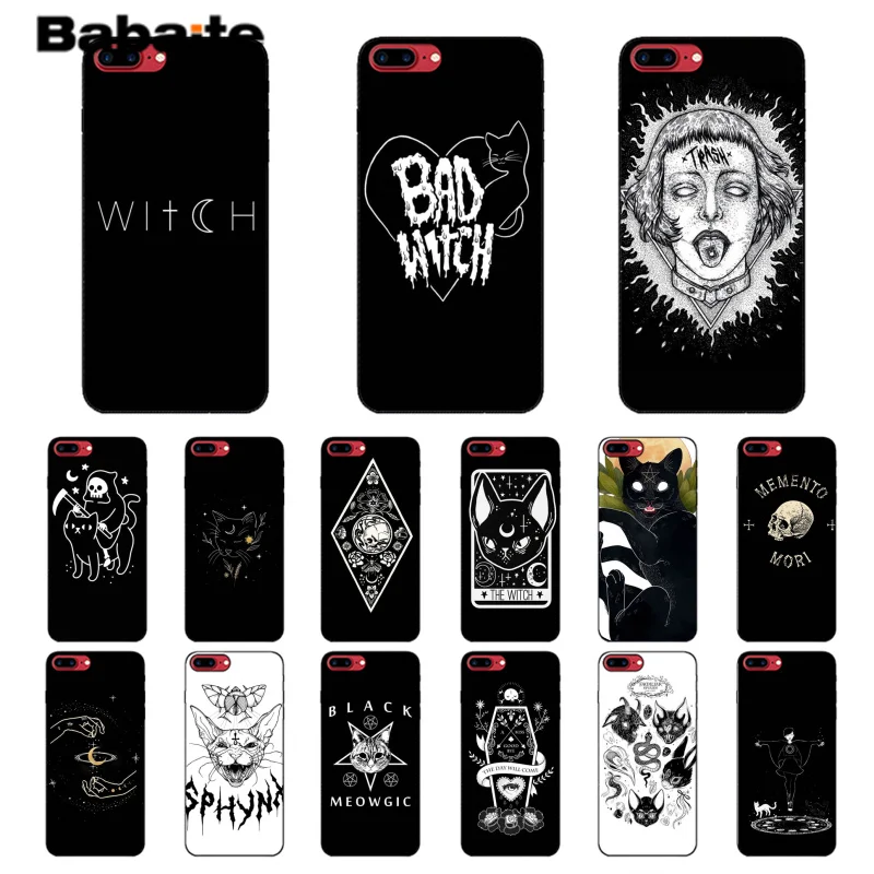 

Babaite Witch and cat Customer High Quality Phone Case for Apple iPhone 11 pro max 7 6 6S Plus X XS MAX 5 5S SE XR Cover
