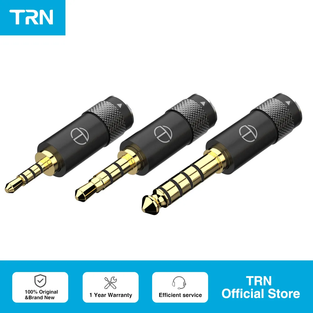 Кабель для наушников TRN TX T2 pro 8-жильный медный разъем с настоящим золотым