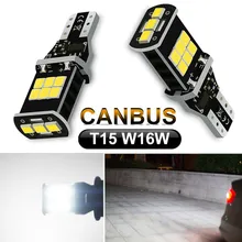 2x W16W T15 светодиодный лампы для Kia Форте 2010 2011 2012 2013 2835 SMD Canbus Нет Ошибка светодиодный запасной светильник 921 912 автомобильный фонарь заднего хода