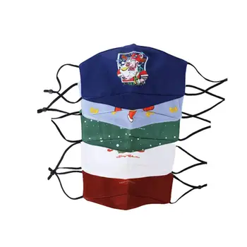 

Christmas Dust-proof Washing Printing Masks/XMAS Decor/Can Be Inserted With Filter Element/Quick-drying And Breathable