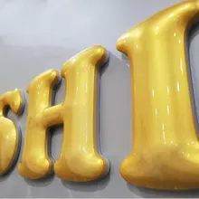 Красочные краски акриловые с подсветкой буквы с поверхностью в радиан настроить свободно светодиодные буквы знак