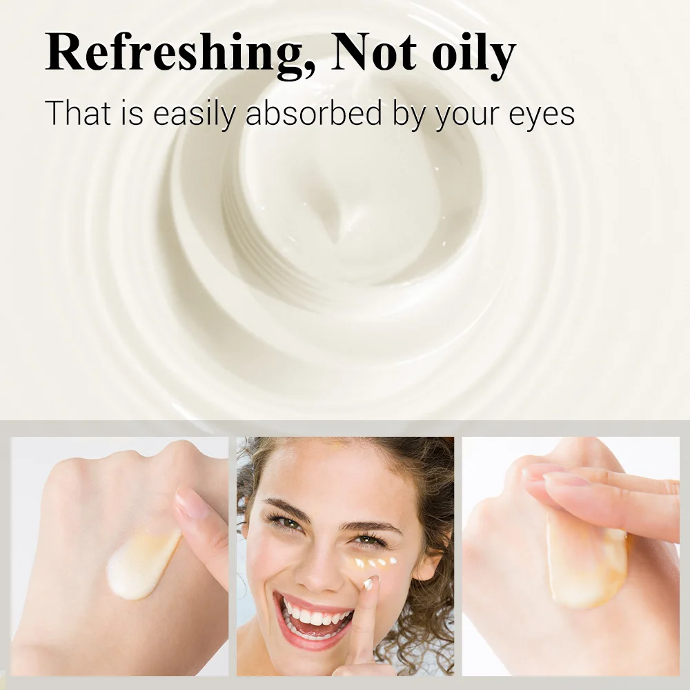 LANBENA Eye Cream Grape Seed Fading Fine Lines Dark Circle Removing Eye Puffiness Nourishing Moisturizing Firming 4