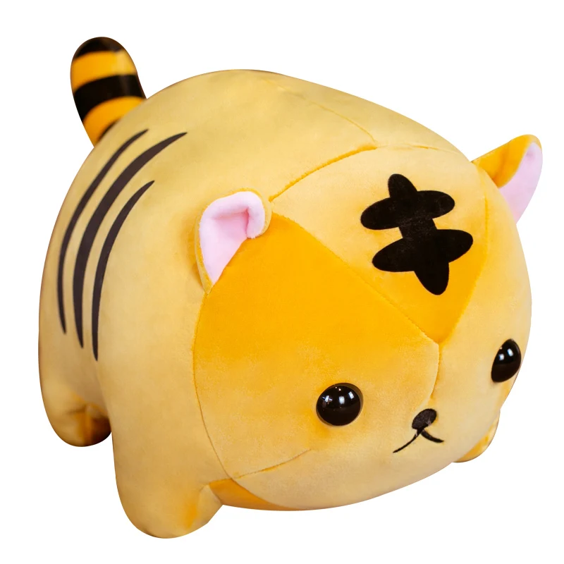 35Cm Cute Plush Tiger Doll Toy Tiger Pillow Soft and Comfortable Tiger Plushies Pillow Children’S Birthday Gifts Plush Toys 
