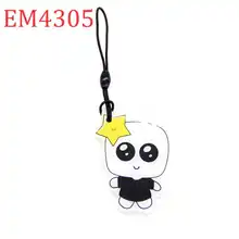 125 кГц перезаписываемые брелки для ключей RFID Близость EM4305 EM4205 мультяшный брелок для ключей Token Tag контроль доступа 1 шт