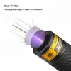 Lampe de poche Led UV 365nm Ultra violettes lampe ultraviolette IP65 étanche torche Invisible pour les taches d'animaux de compagnie ► Photo 2/6