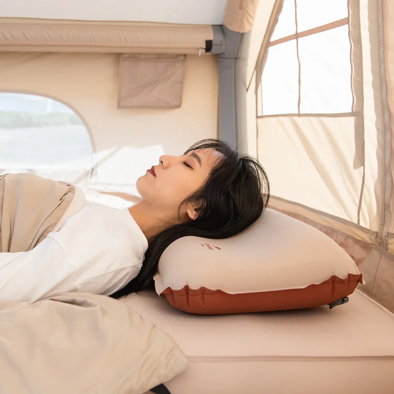 Cuscino da campeggio Naturehike 3D cuscino gonfiabile in kevlar cuscino da  viaggio portatile ultraleggero cuscino da viaggio cuscino da collo  all'aperto