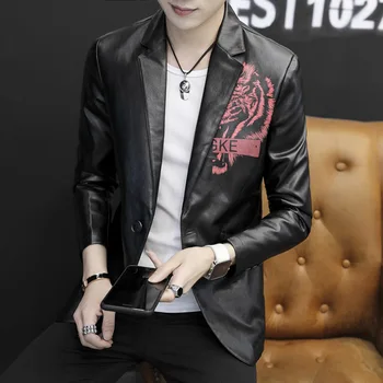 

2019 Spring And Autumn New Style Men Slim Fit Korean-style Handsome pi xi zhuang Youth Suit Jacket Fashion