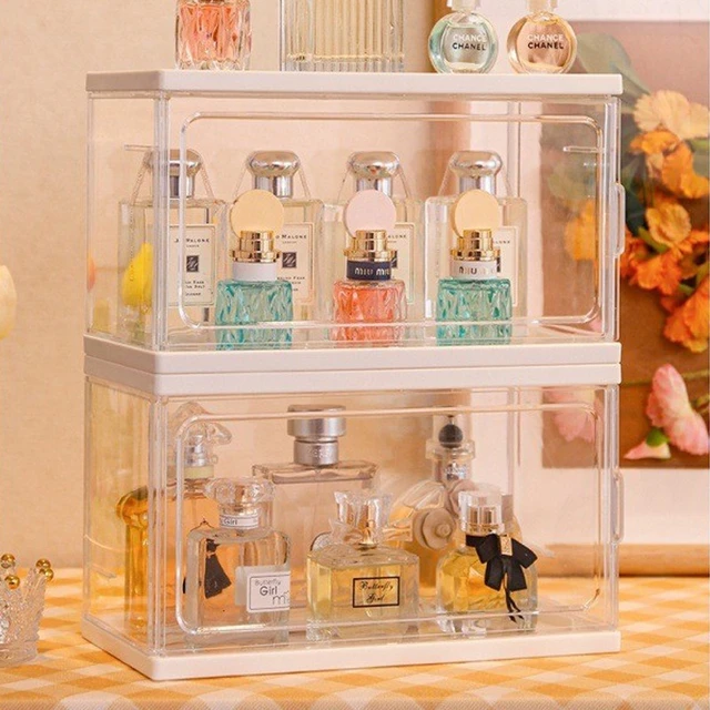 Acrylic Cosmetics Storage Shelf Holder  Makeup Organizer Acrylic Shelf -  Cabinet - Aliexpress