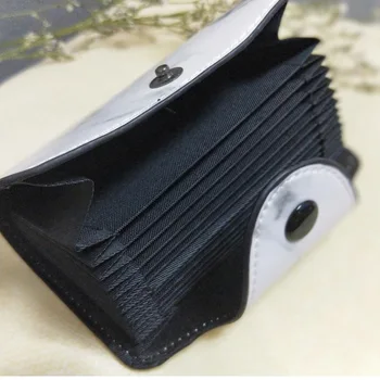

Zipper PU Leather Credit Card Holder Men Business Card HolderWomen Minimalist Travel Card Bag Wallets Multiple Card Slots DH50KB