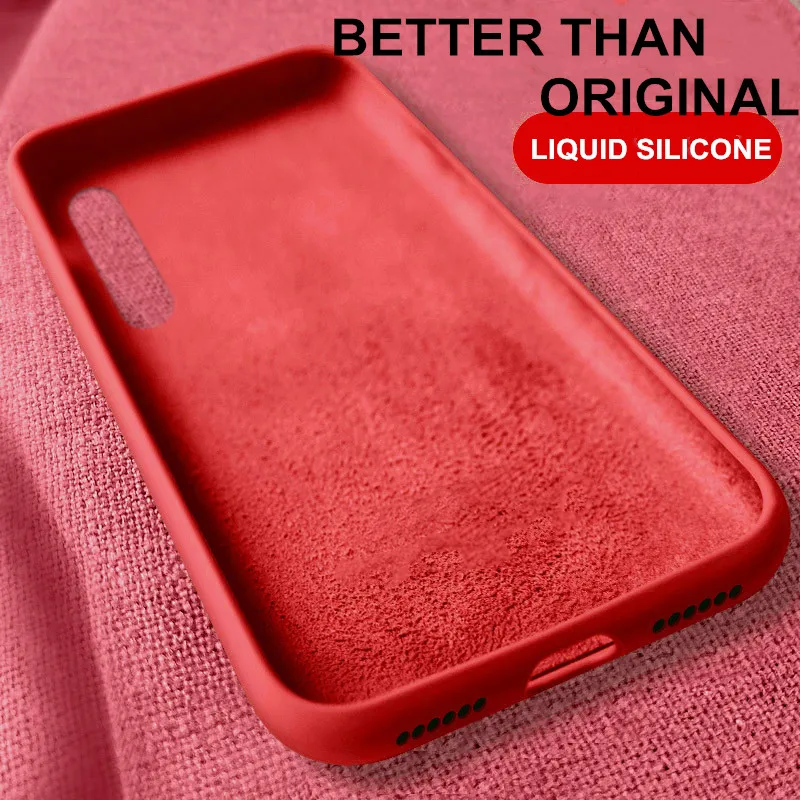 

Vanniso Liquid Silicone Cover For Redmi K20 K20Pro note7 7pro Case Xiaomi Global Soft phone Cases For Xiaomi Mi9 mi8 se mi8lite